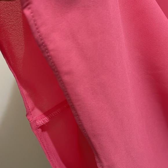Nanette Lepore pink blouse (sz 1x) - Picture 8 of 11